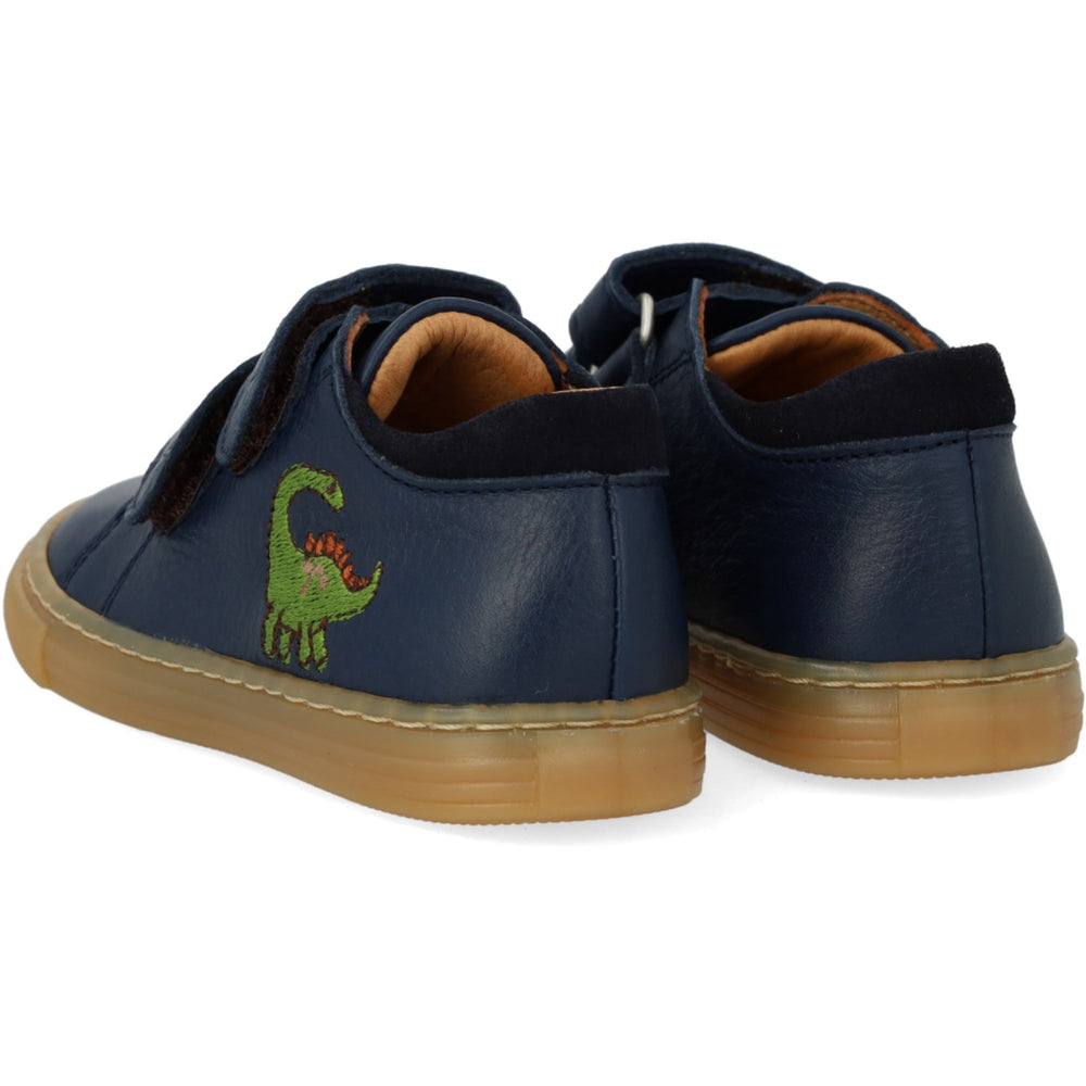Køb Angulus Navy/Navy Sneaker Med Dinobroderi