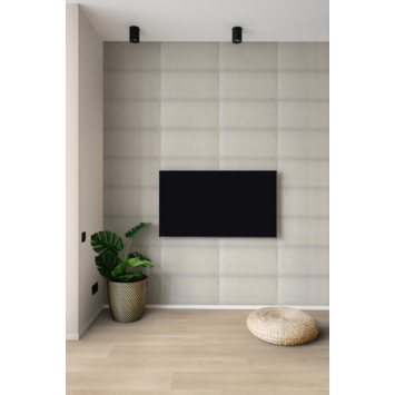 Wandkussen linnen taupe 60x30 cm