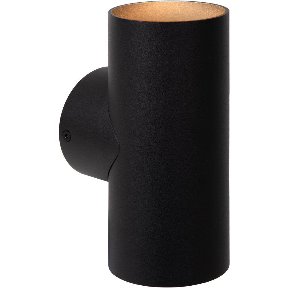 Bondi wandlamp in zwart, GU10, 2-lichts