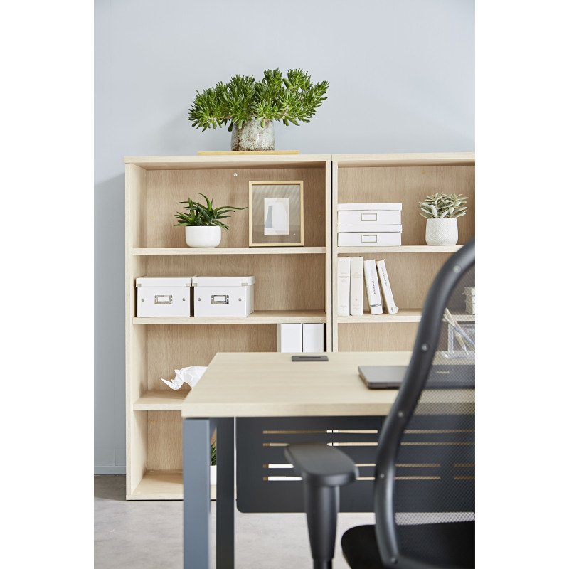 Bibliothèque mi-hauteur ECLA H 136 x L 80 cm