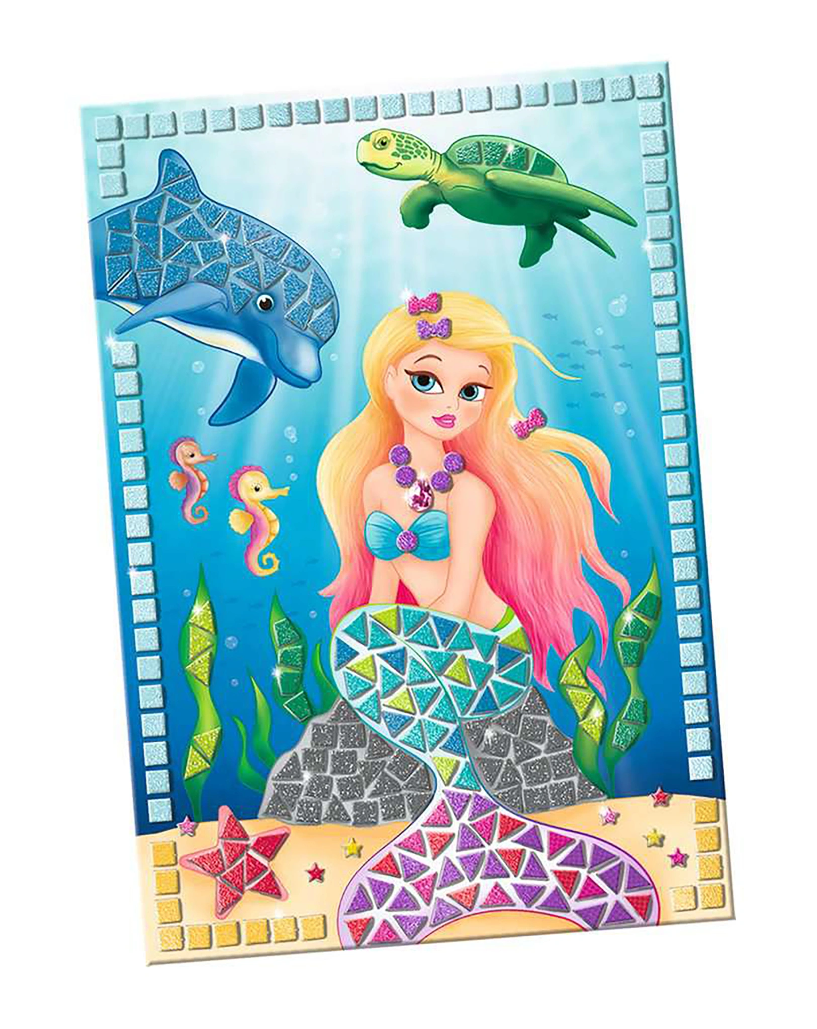 Bastel-Set BE CREATIVE!  MOSAIC MERMAID in bunt