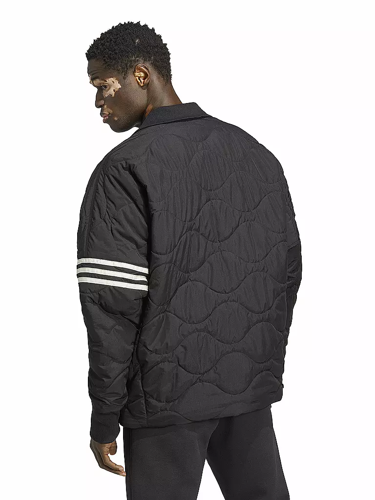 ADIDAS ORIGINALS Leichtsteppjacke  schwarz