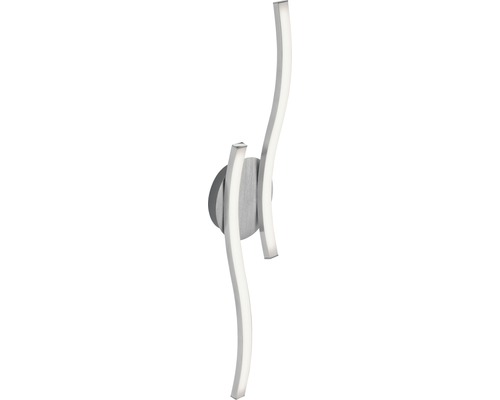 LED plafondlamp 2x6W 480 lm 3000 KL 55,4 cm Go aluminium/wit
