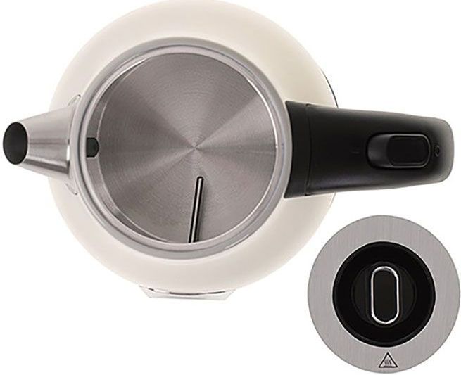 Camry CR 1344 - Elektrische waterkoker met thermometer - 1.7 liter - Creme