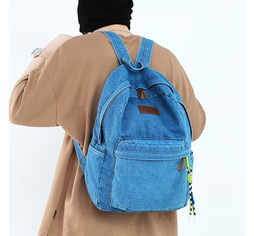 SUNMAN - Denim Rugzak met Ritssluiting