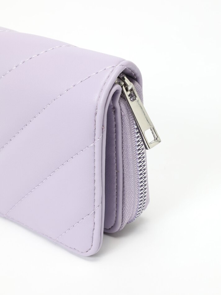 Porta-moedas acolchoado - Lilás