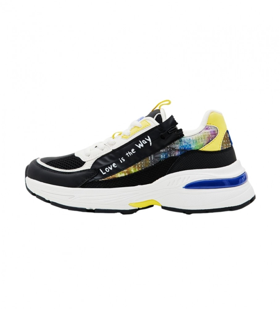 Tênis Desigual Moon com Zíper Preto