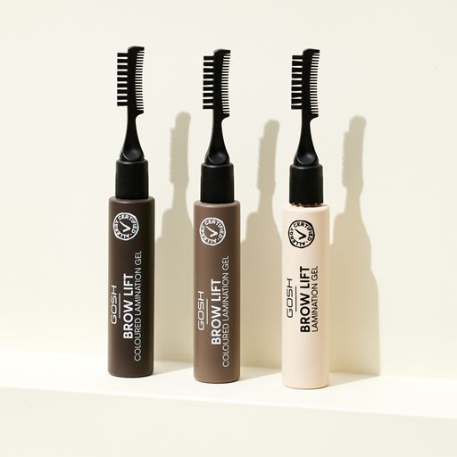 Gosh Copenhagen Brow Lift Lamination Coloured Gel, 002 Dark Brown
