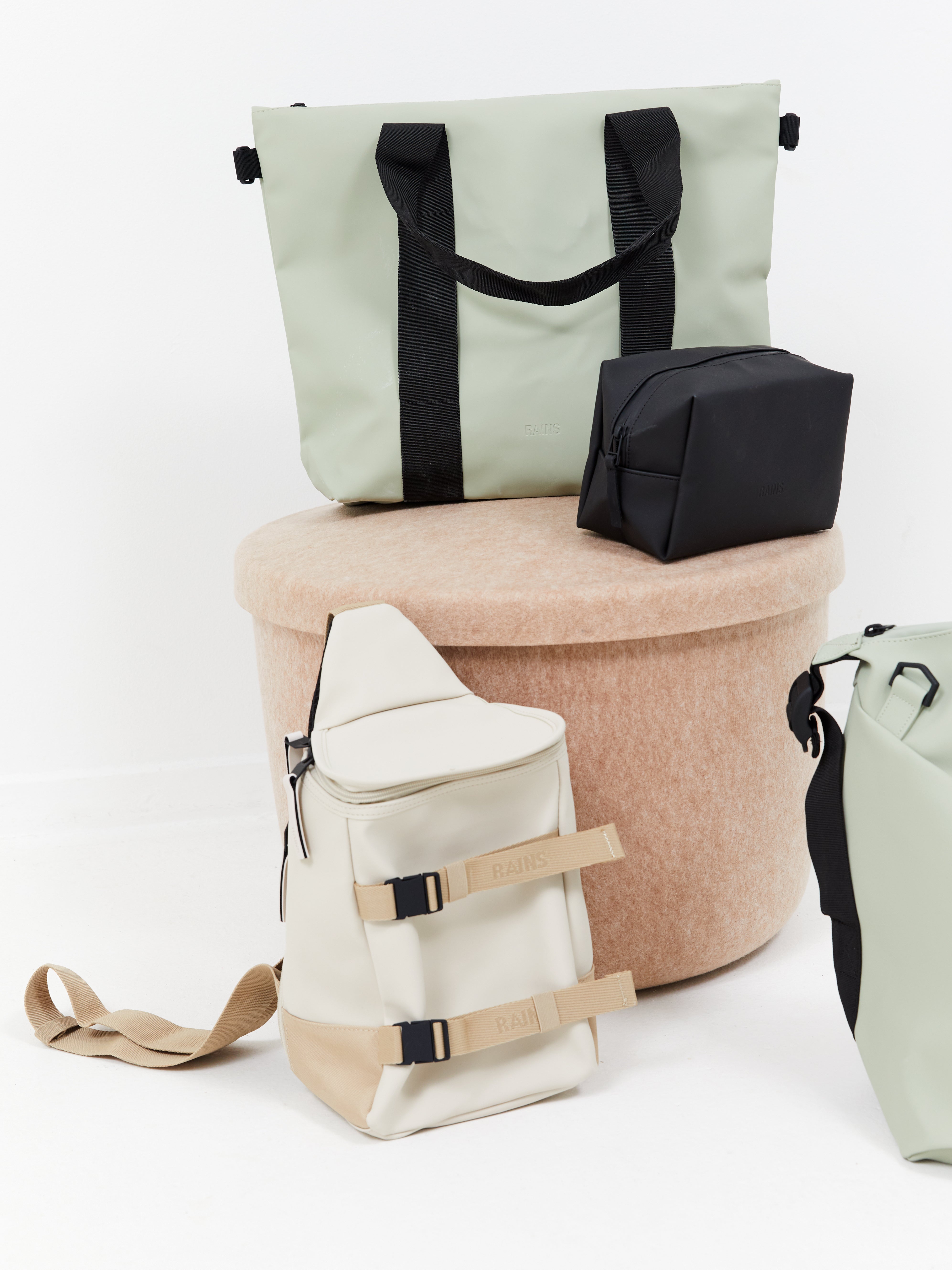RAINS  Tote shopper, mini - Earth