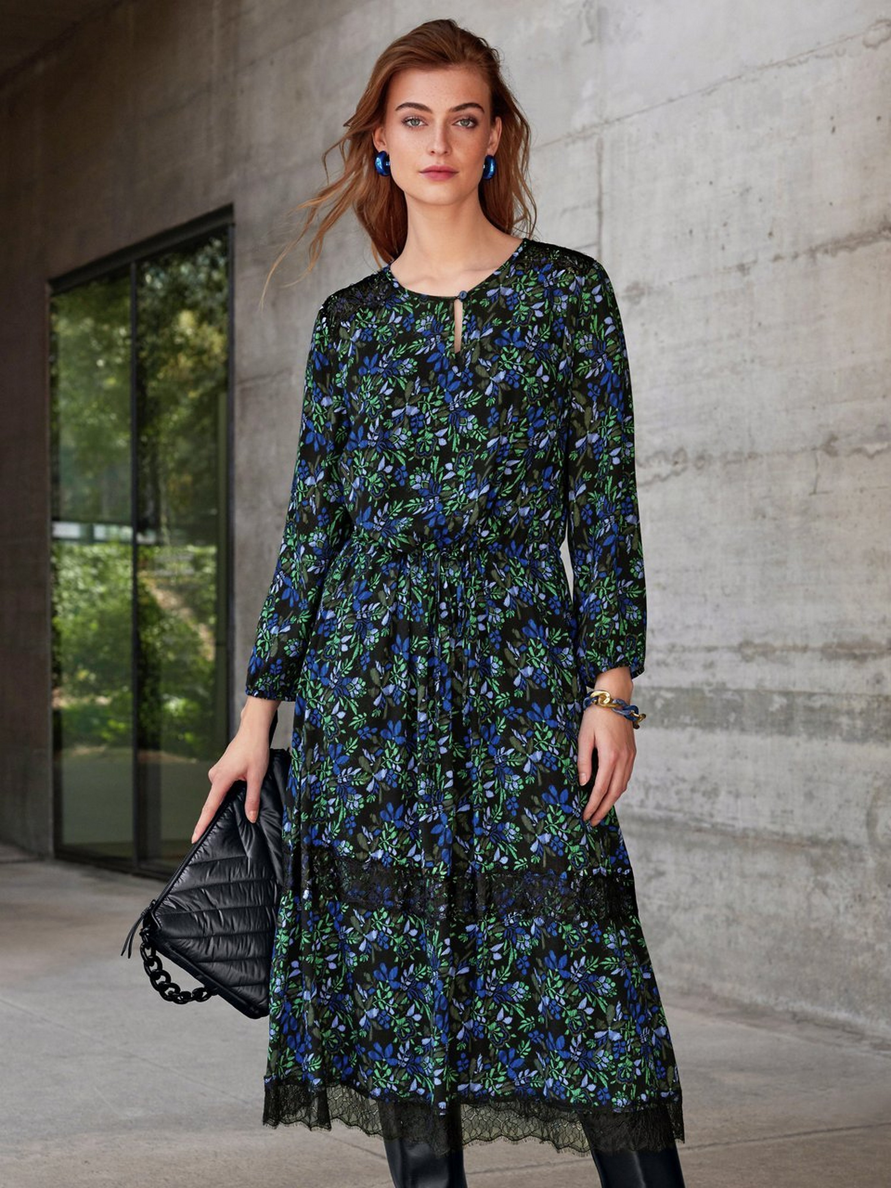 Kleid mit 3/4-Arm