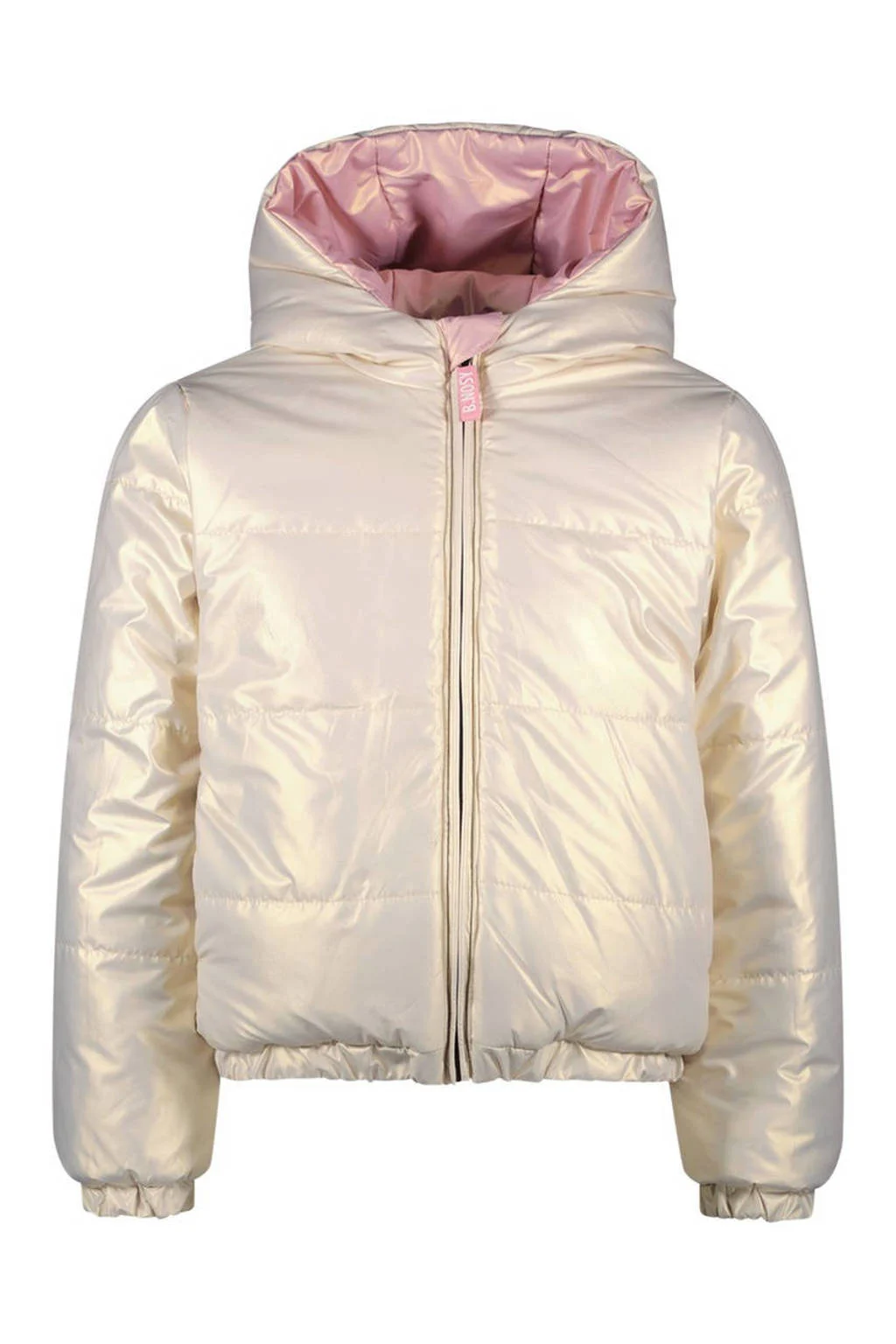 B.Nosy reversible jas winter roze/wit