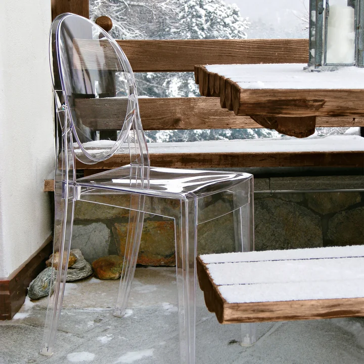 Kartell - Victoria Ghost Stuhl, bernstein