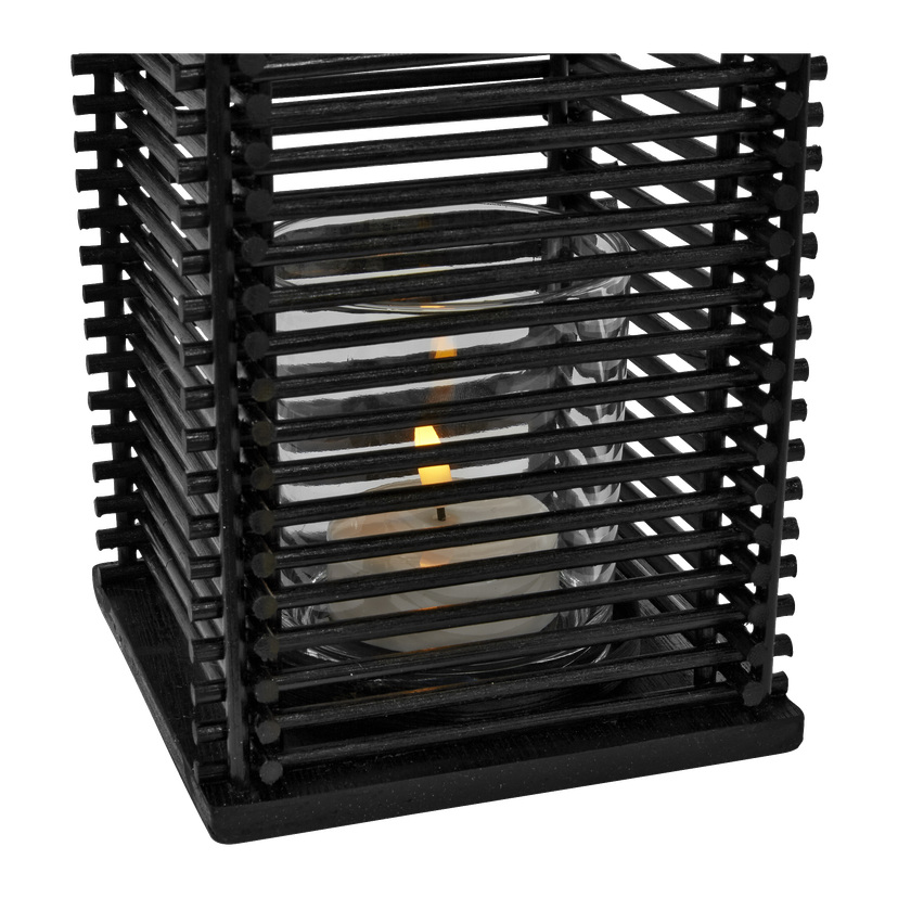 Store telys med flakkende flamme LED 2-pk Ø6 cm