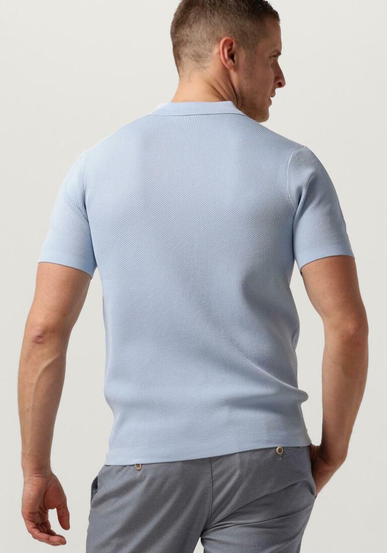 GENTI lichtblauwe genti polo k9119-1260