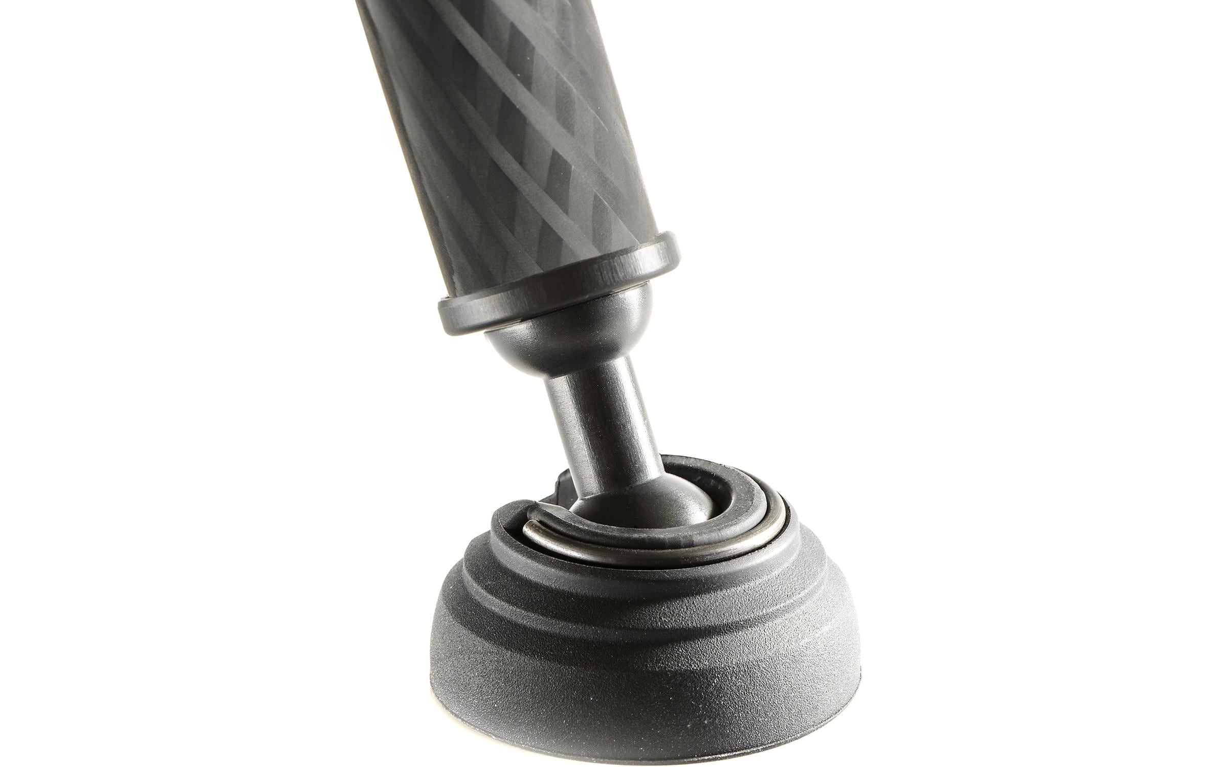 Einbeinstativ S-2 4-teilig<br>Belastbares Einbeinstativ mit umkehrbarer 1/4