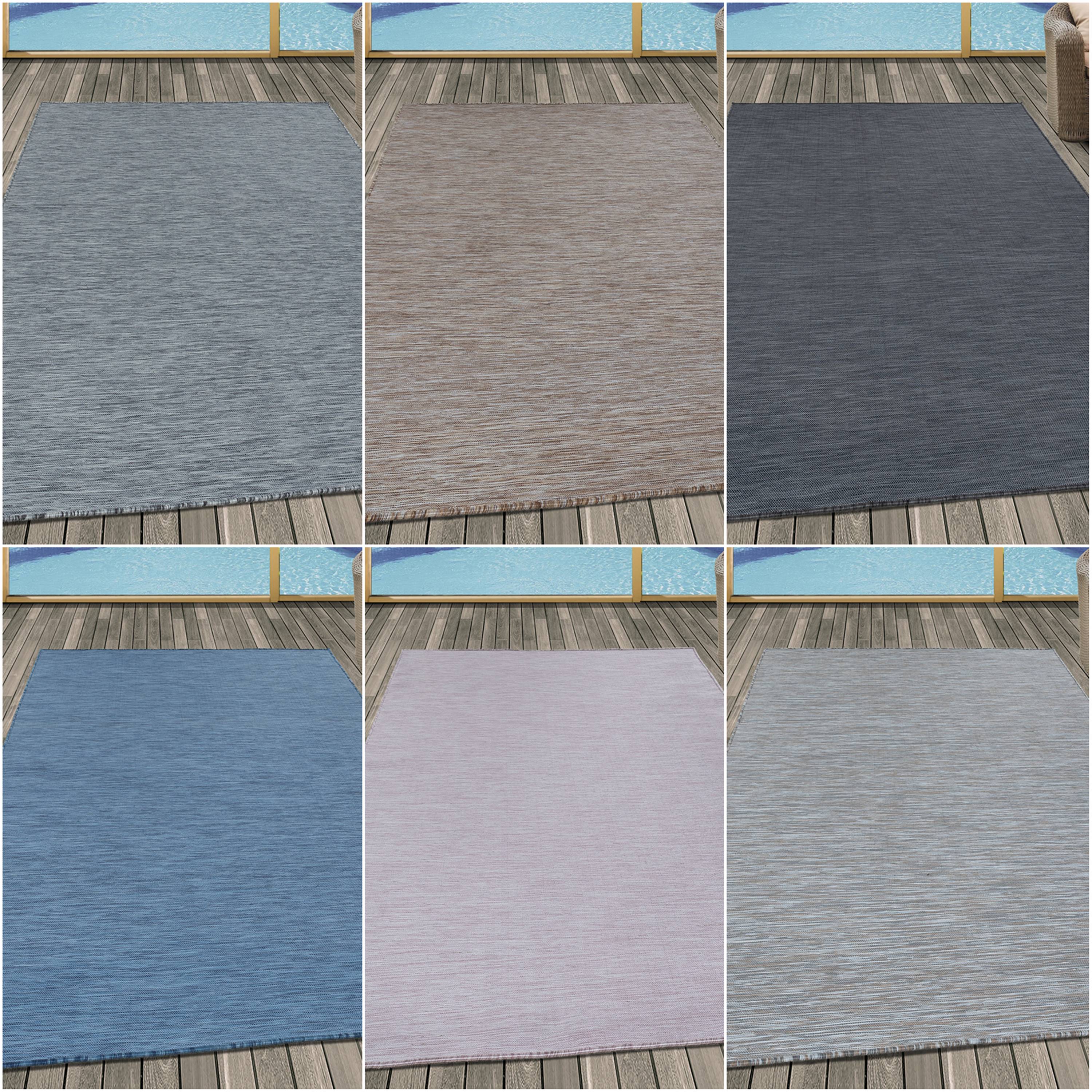 Wunderschöne Mambo/ Sisal Teppich Einfarbig, Höhe 6 mm, In- und Outdoor geeignet
