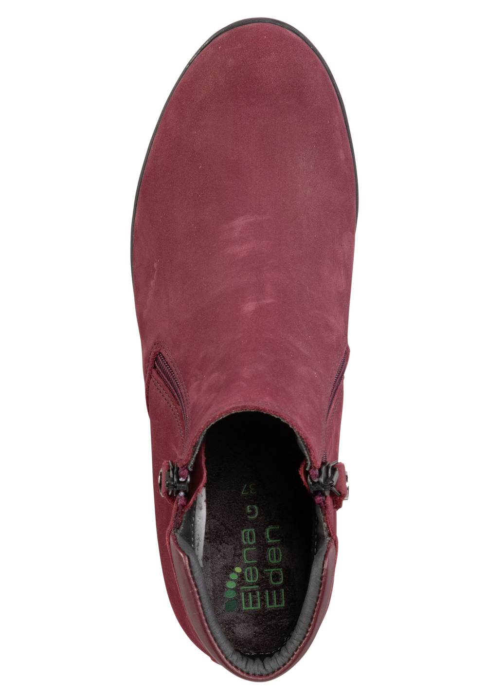 ELENA EDEN Stiefelette mit Nappaleder-Besatz