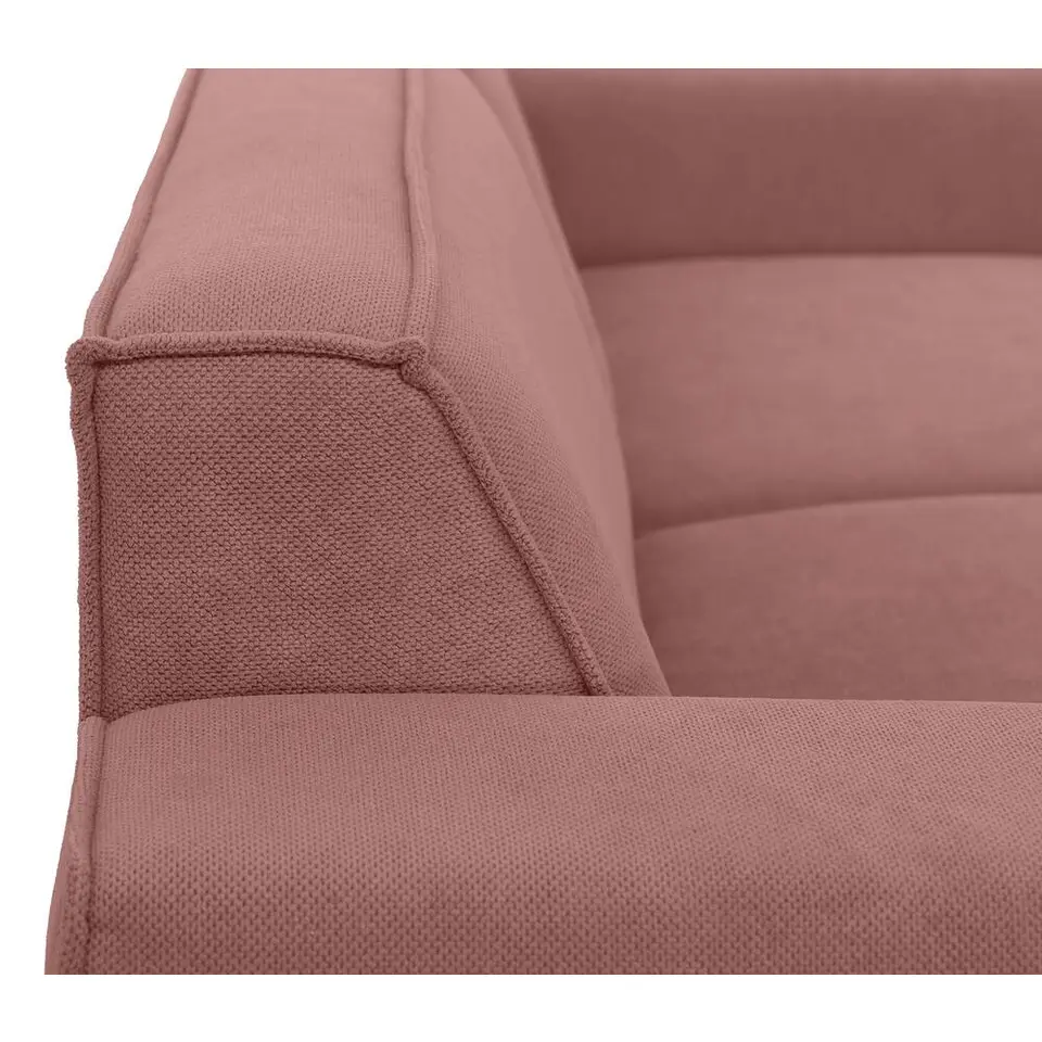 Bank Romy 3-zits - stof Curio - roze