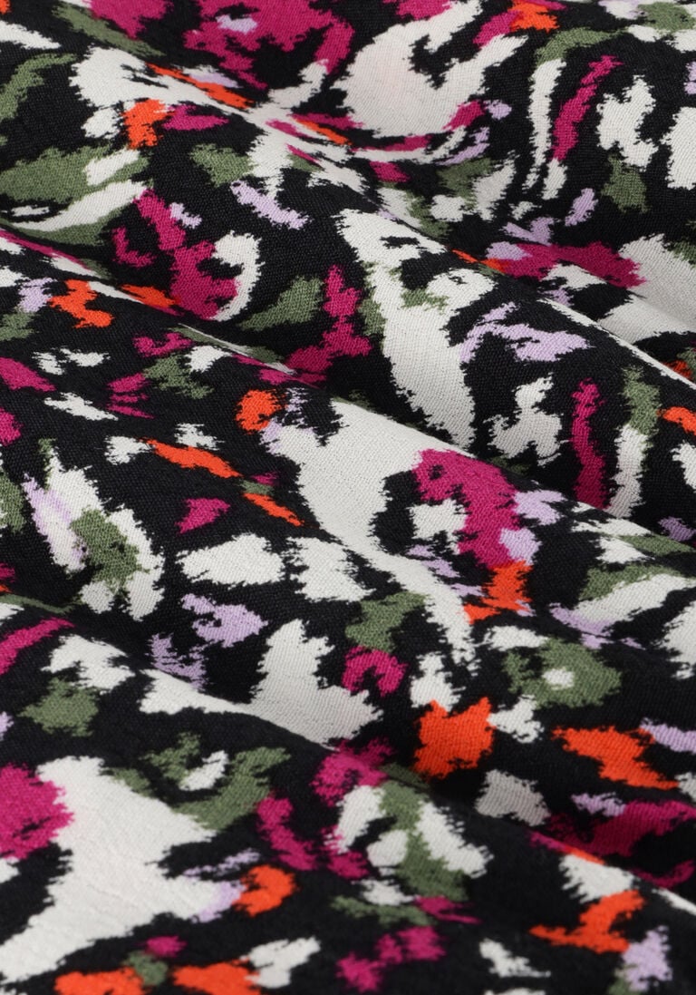 ALIX THE LABEL multi alix the label mini jurk ladies woven blurry flower wrap dress