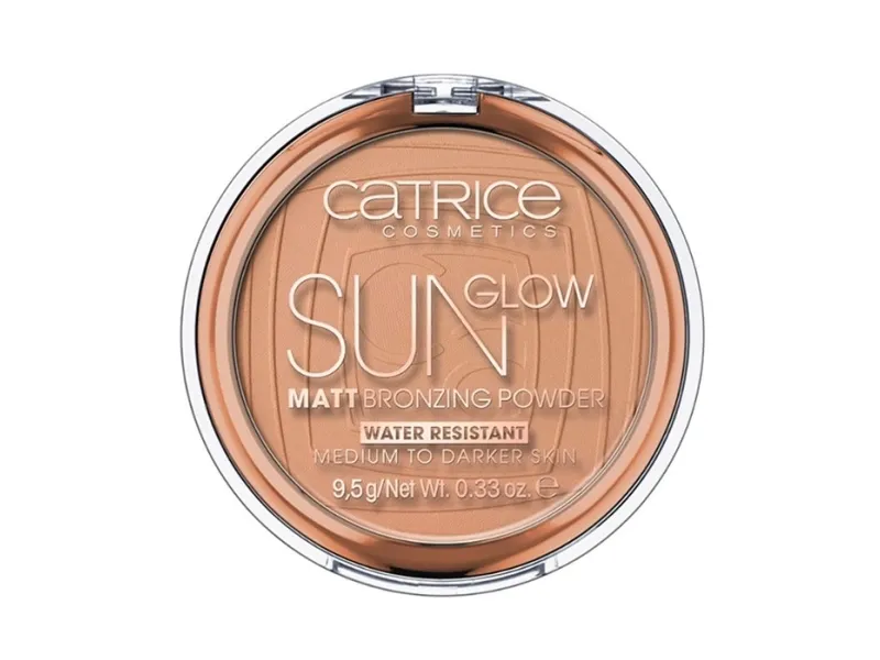 CATRICE Sun Glow Matt Bronzing, 9,5 g, Medium, Pudder, Ansigt, Universal Bronze, Neutral
