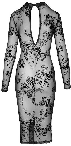 Velvet Floral Powernet Jurkje