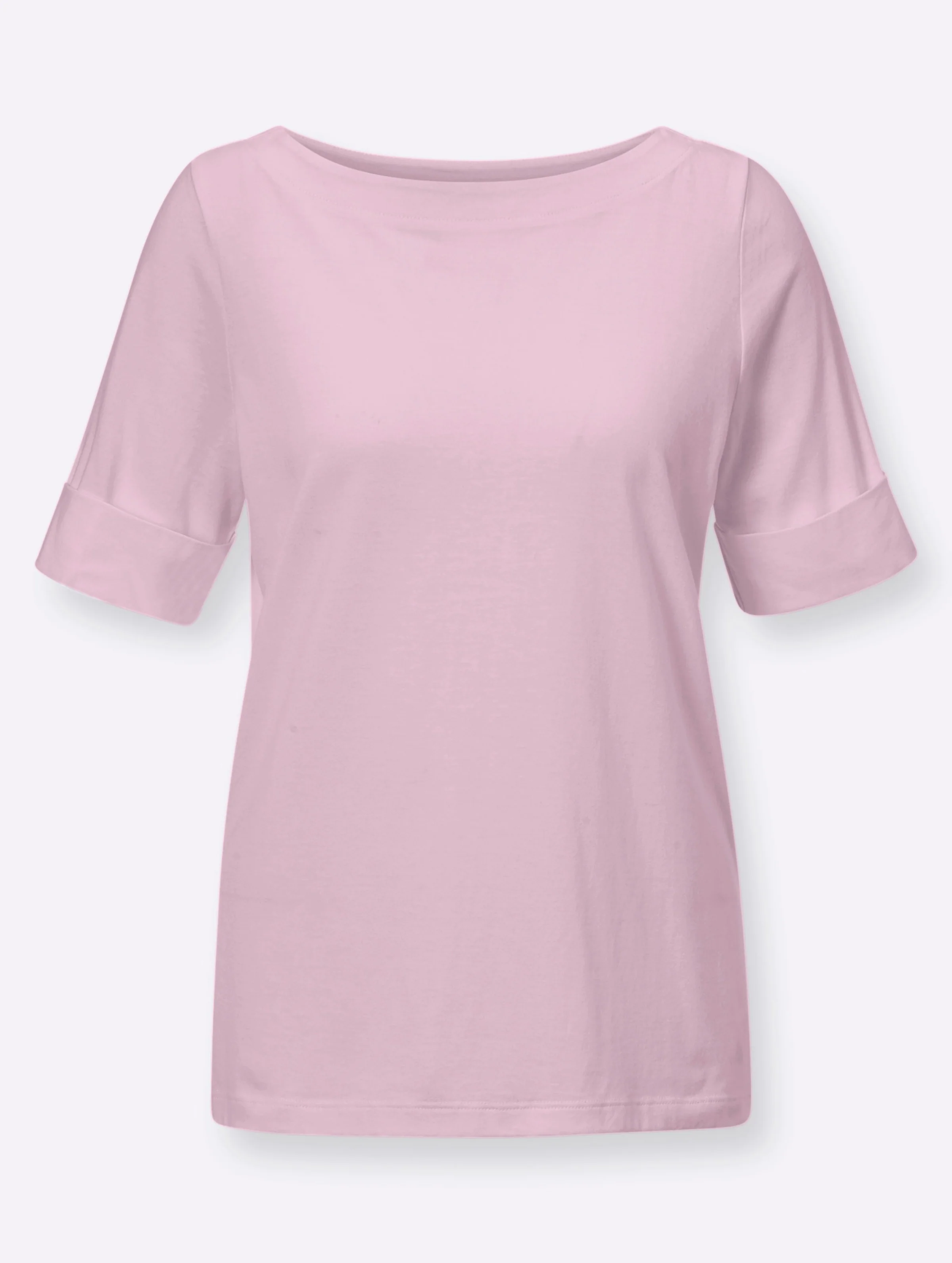 Kurzarmshirt in rosé