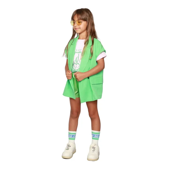 Cos I Said So Veste Blazer Sans Manches | Vert