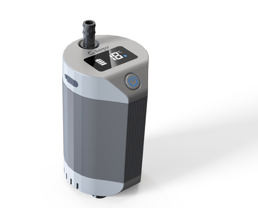 Berger Outdoor Dusche mit digitaler Anzeige