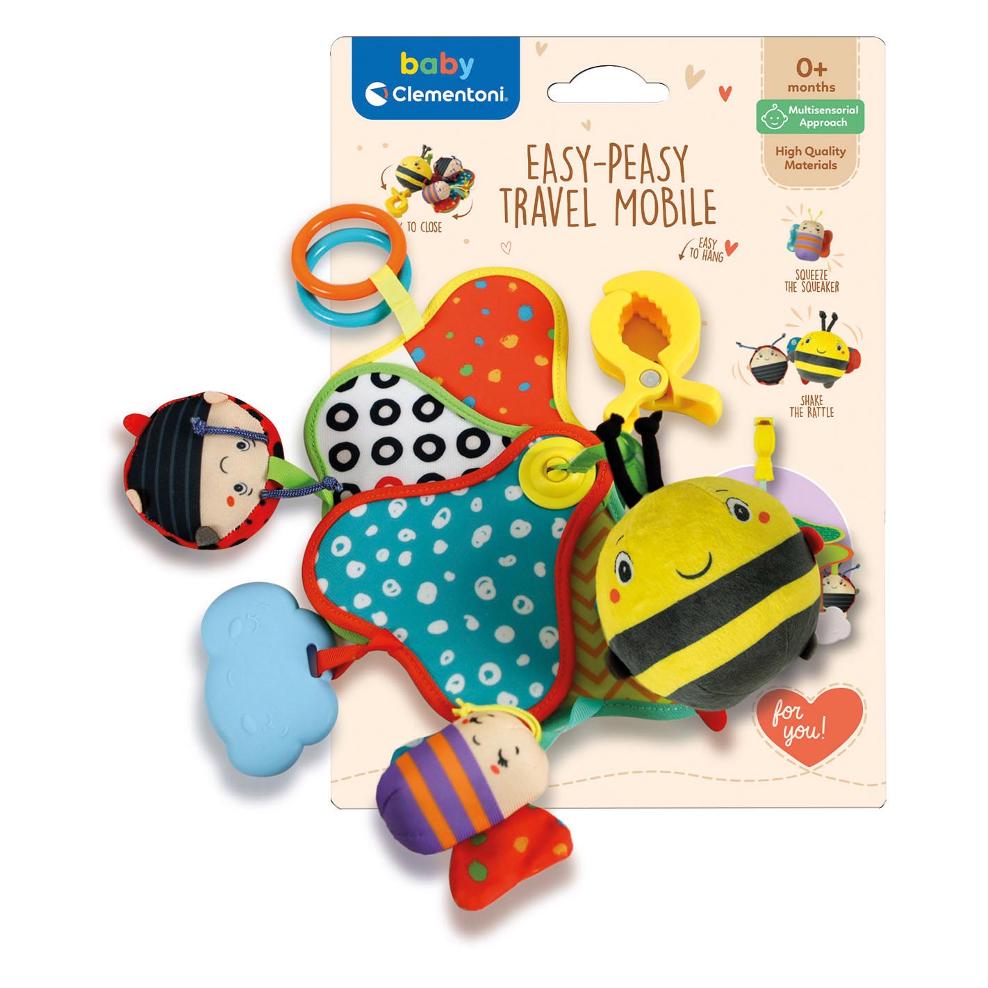 Clementoni Muziekmobiel Easy Peasy - Bij