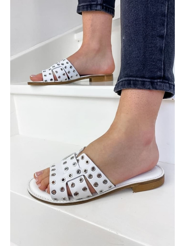 Semerdjian - Mules ALOE Blanc