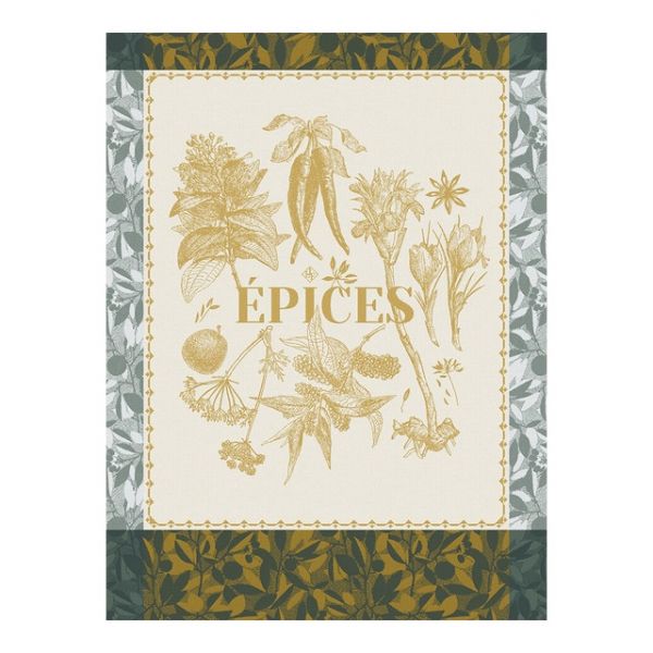 Le Jacquard FranÇais Pano de Cozinha Épices & Aromates em Algodão 6