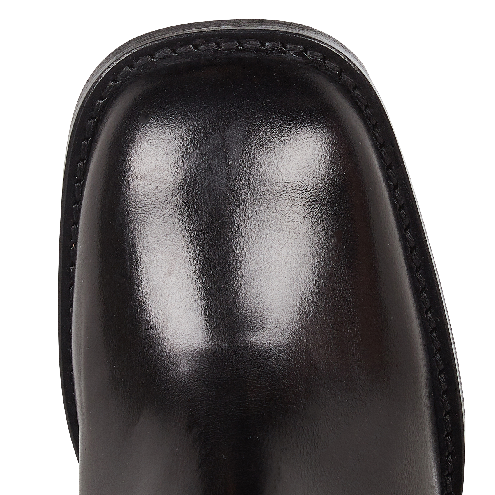 DIOUMA - Bottines à talon en cuir | Noir
