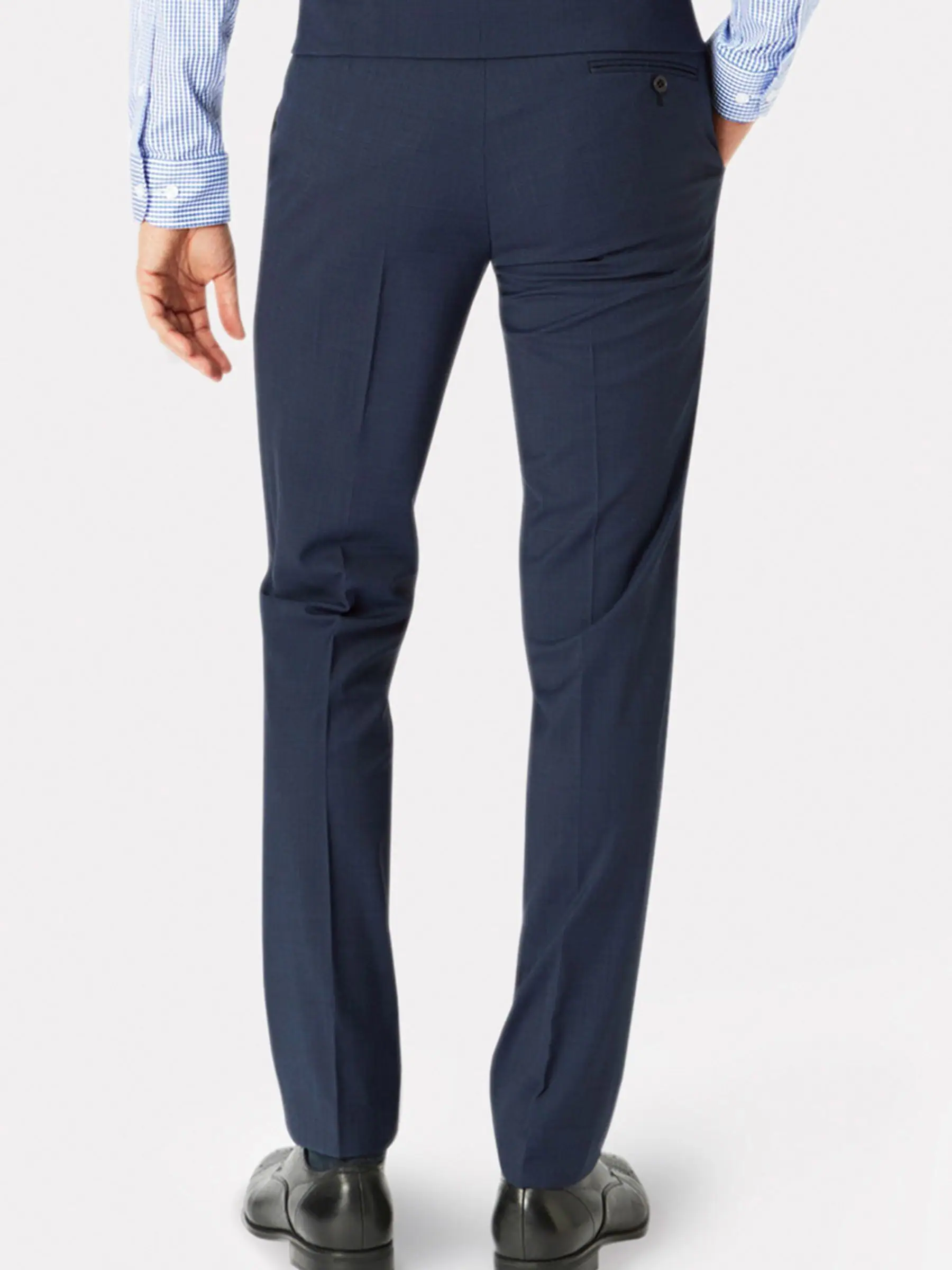Blauw - Brook Taverner Cassino Slim Fit Trousers