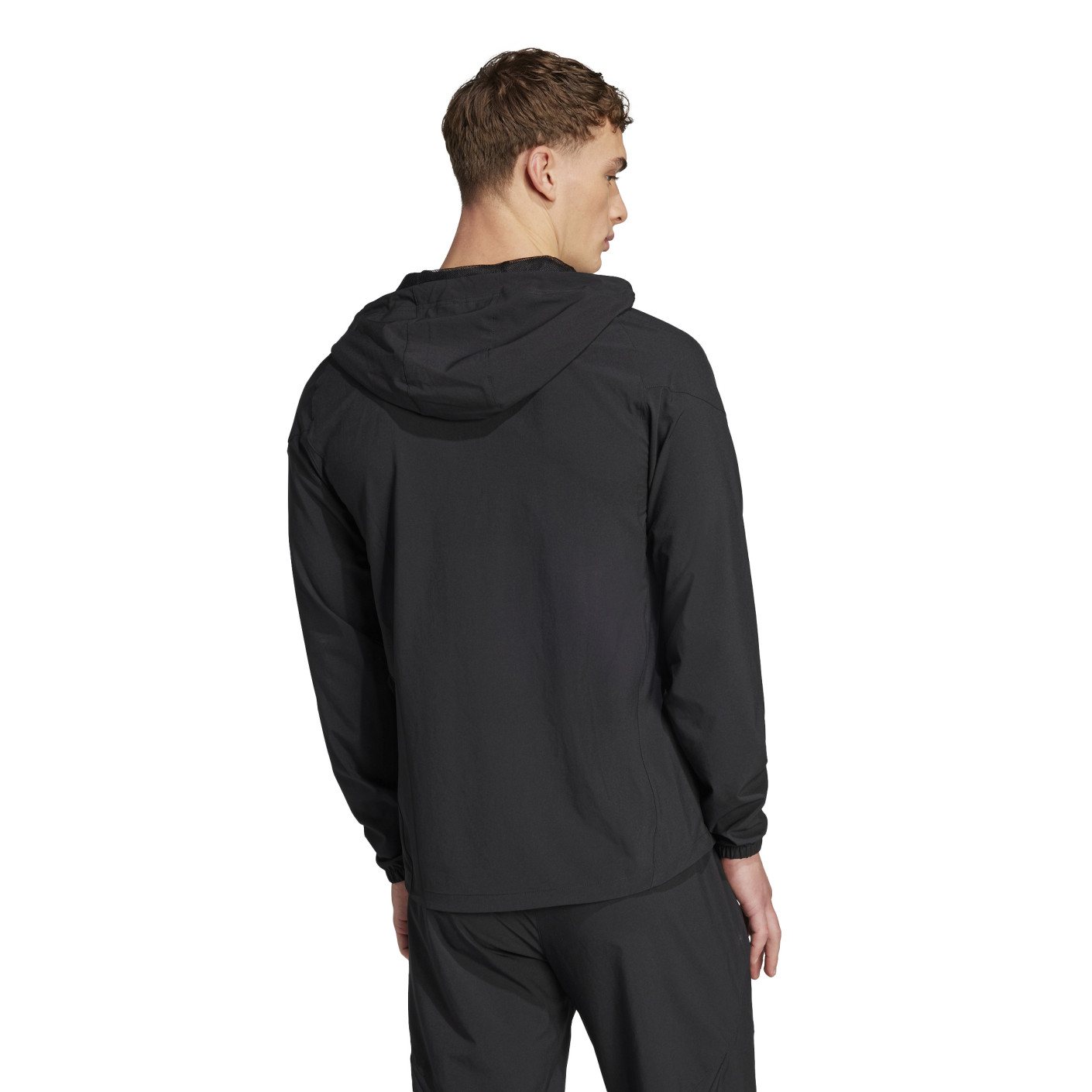 Adidas Tiro 25 Vis Tech Competition Hooded Trainingsjack Zwart Donkergrijs