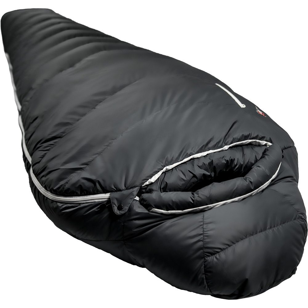 Grüezi Bag Biopod Down Hybrid Ice Extreme 180 Schlafsack deep asphalt