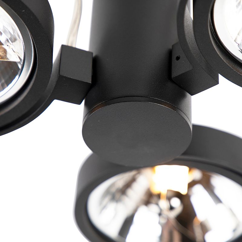Design spot verstelbaar 3-lichts incl. G9 zwart - Goes