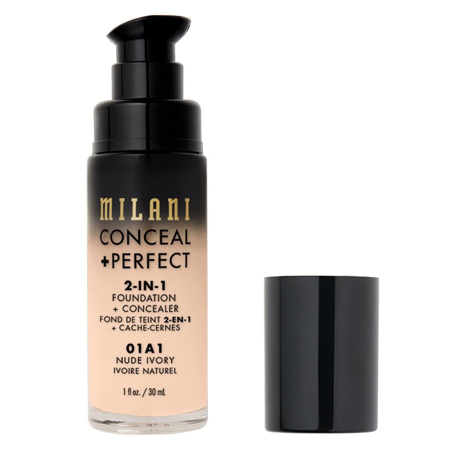 Milani Cosmetics Conceal + Perfect 2-In-1 Foundation + Concealer 01A1 Nude Ivory 30 ml