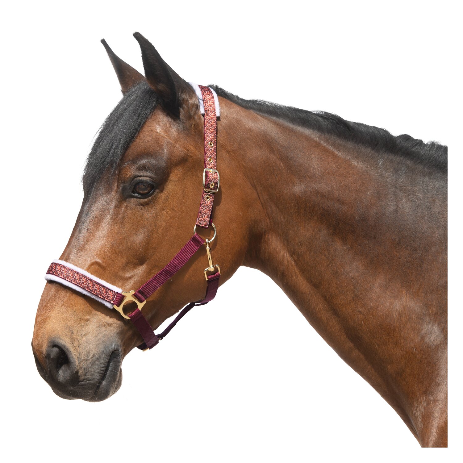 Loesdau Halfter Happy X-Mas  - darkred