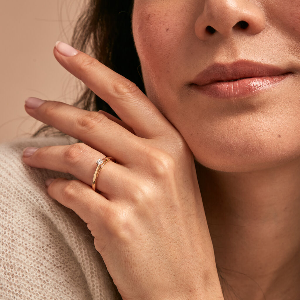 Bague Soltaire Celina Or Jaune Diamant