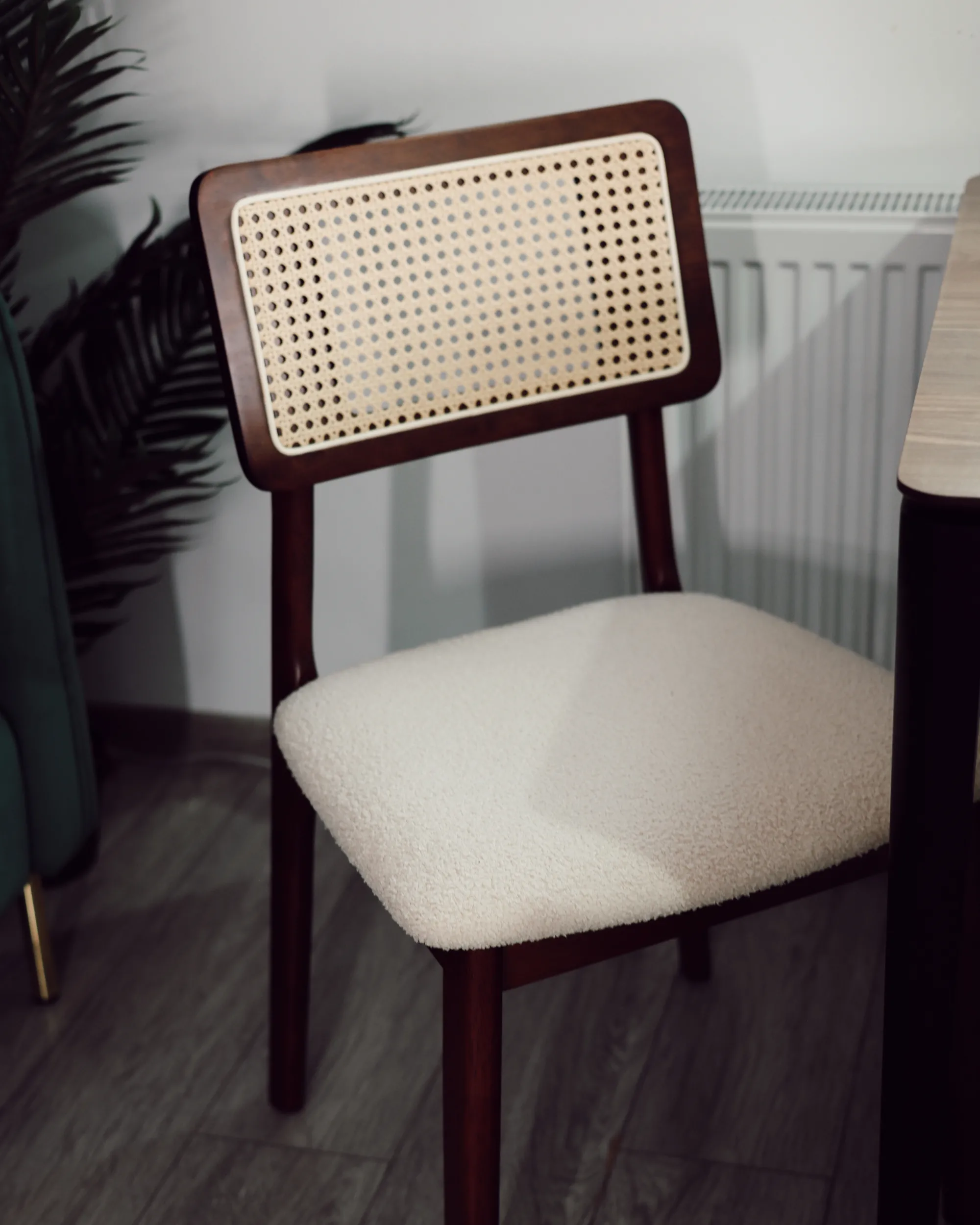 Set van 2 eetkamerstoelen EMBAR Hout Bruin