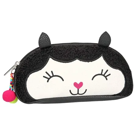 Depesche TOPModel Kosmetiktasche Schwarz ALPAKA