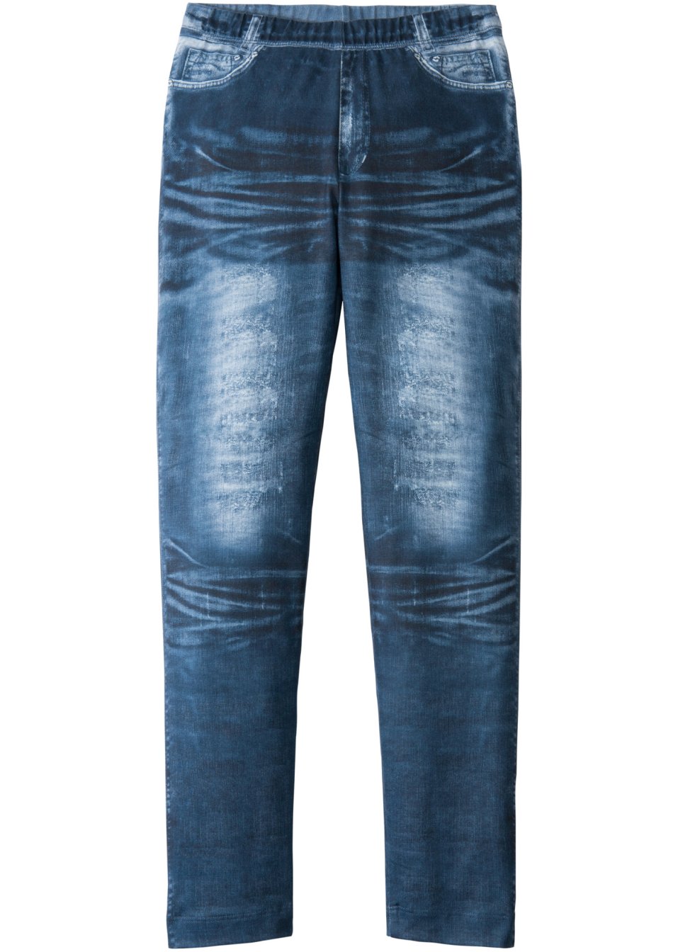 Legging fille imprimé jean