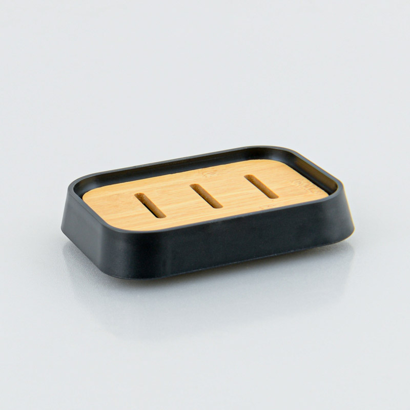Porte savon noir