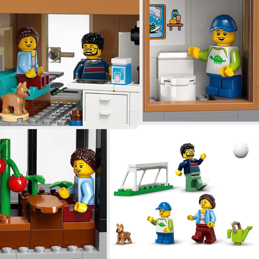 LEGO City 60398 Familienhaus und Elektroauto Spielzeugset