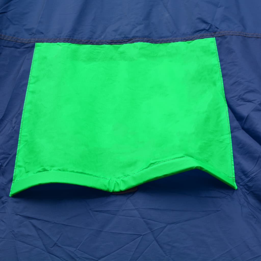 Tienda De Camapaña Vidaxl Azul Y Verde