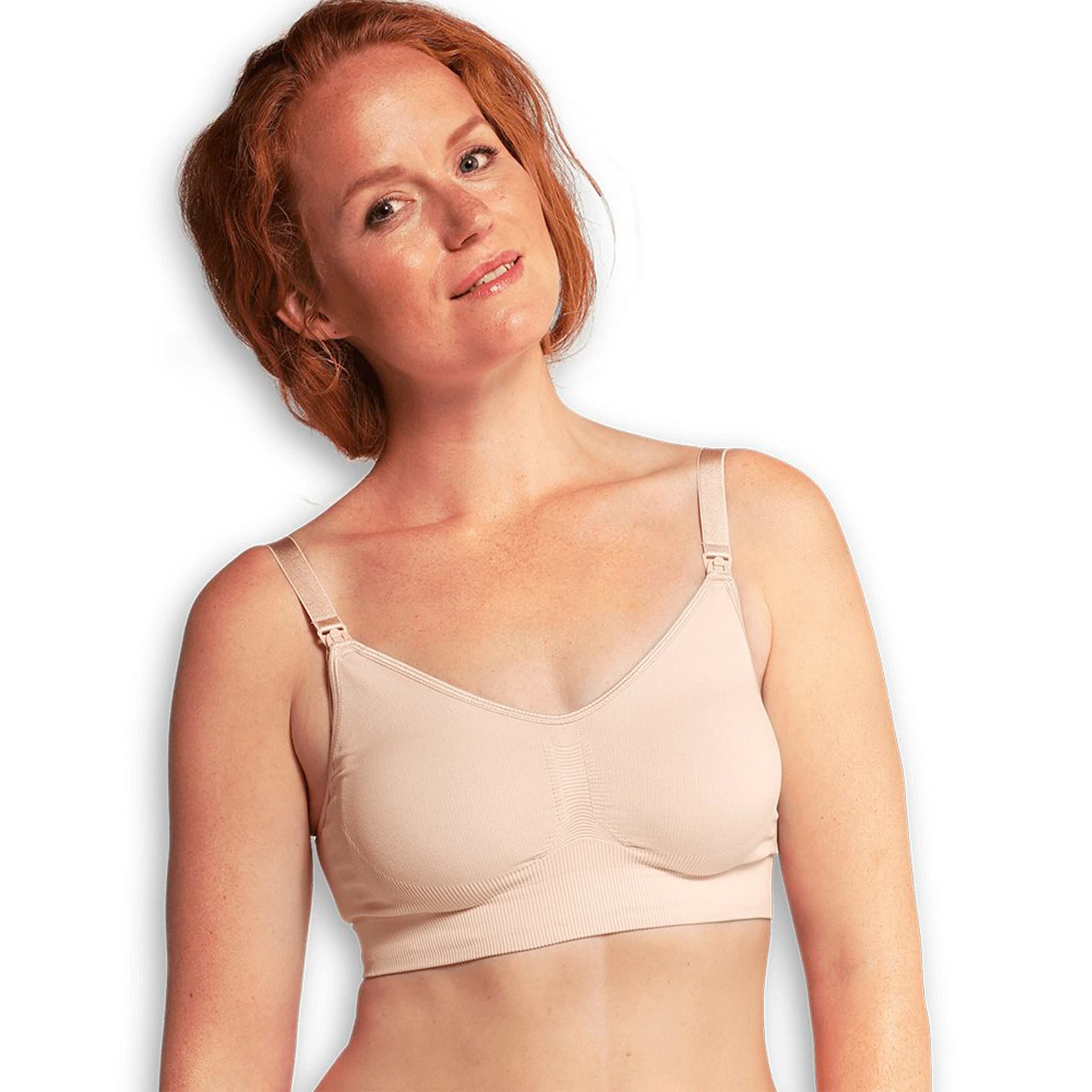 Carriwell Umstands- und Still-BH Seamless nahtlos honey