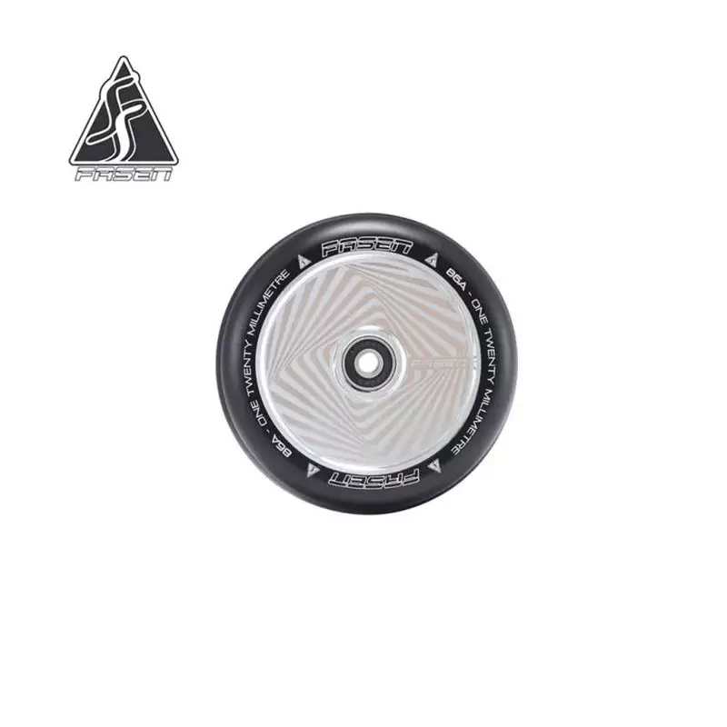 Roue trottinette FASEN Hypno Square Chrome 120mm