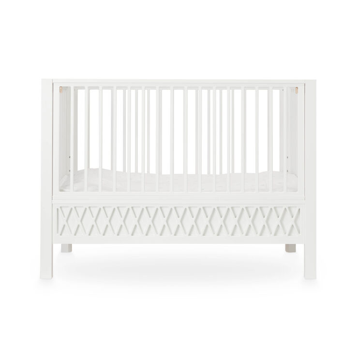 Cam Cam Copenhagen Harlequin Baby Bed 60x120 cm White