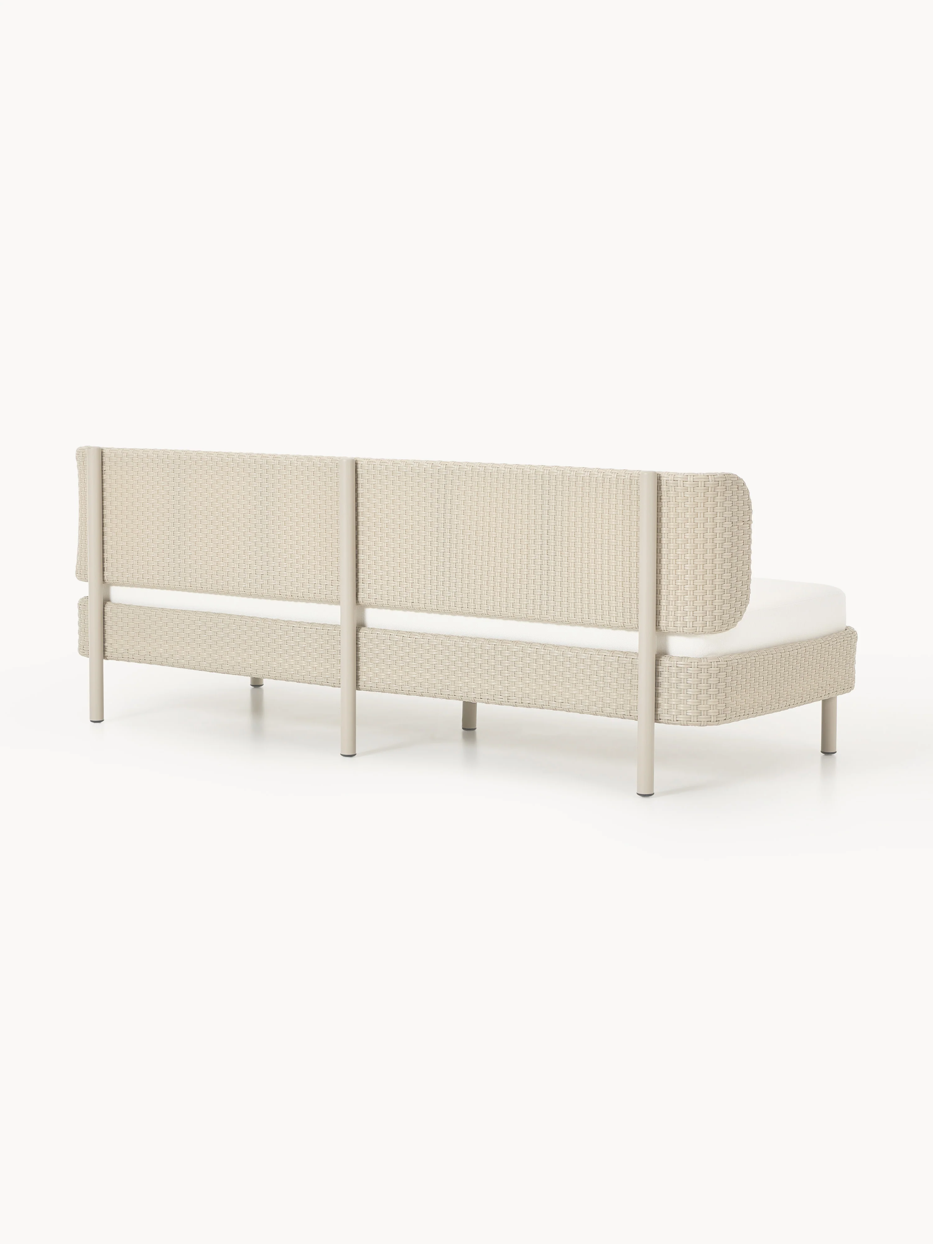 Modulaire tuinbank Hani (3-zits) met beschermhoes
