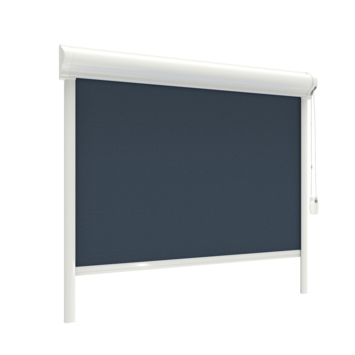 Rolgordijn Draaikiepraam kunststof of aluminium 1016 donkerblauw